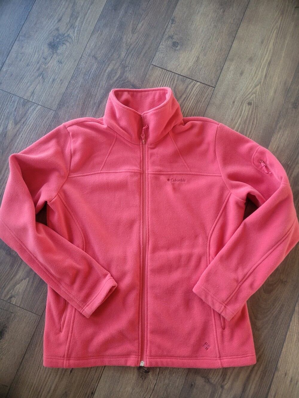 Columbia Women's Pink Fast Trek II Full Zip Fleece Jacket Size XL